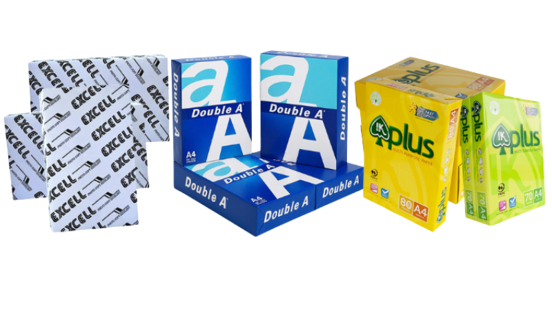 So sánh các loại giấy in phổ biến – Double A, IK Plus, Excel… loại nào tốt nhất?