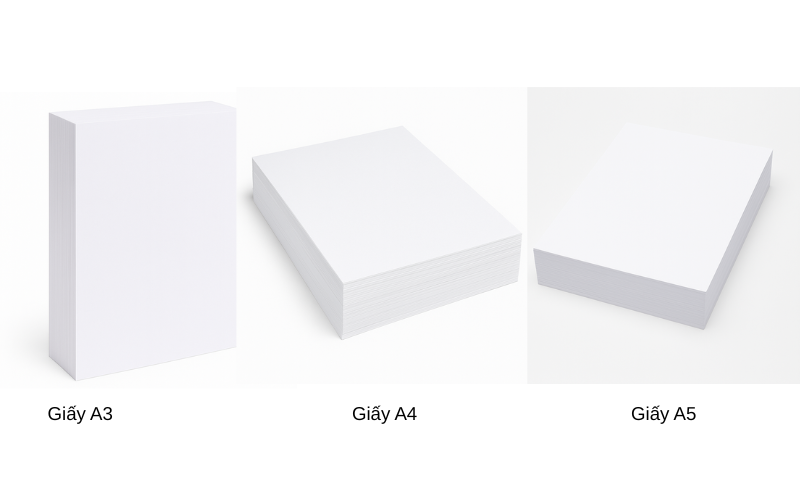 So Sánh Giấy A3, A4, A5 – Nên Dùng Kích Cỡ Nào Cho Nhu Cầu Của Bạn?