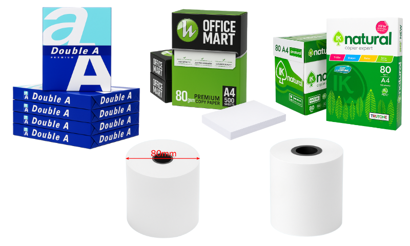 Top 5 loại giấy in nhiệt chất lượng cao được cửa hàng và siêu thị ưa chuộng