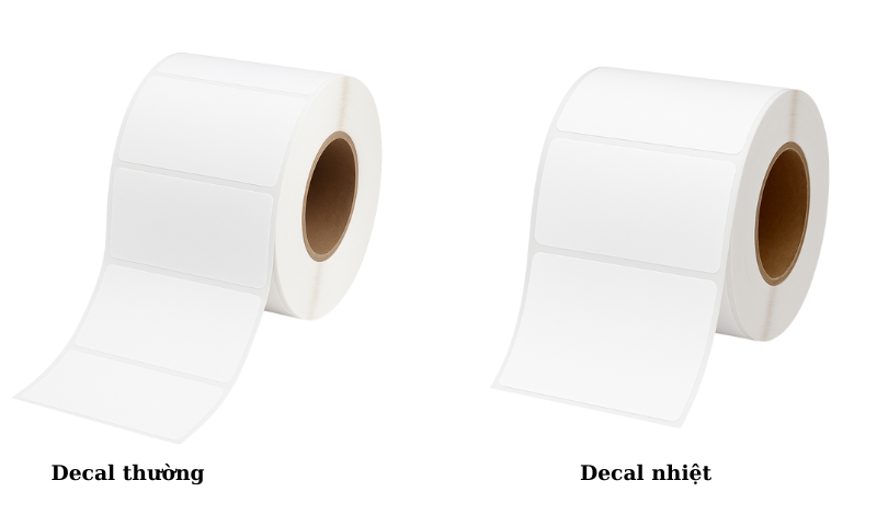 So sánh decal nhiệt và decal thường – Loại nào in nhanh và bền hơn?